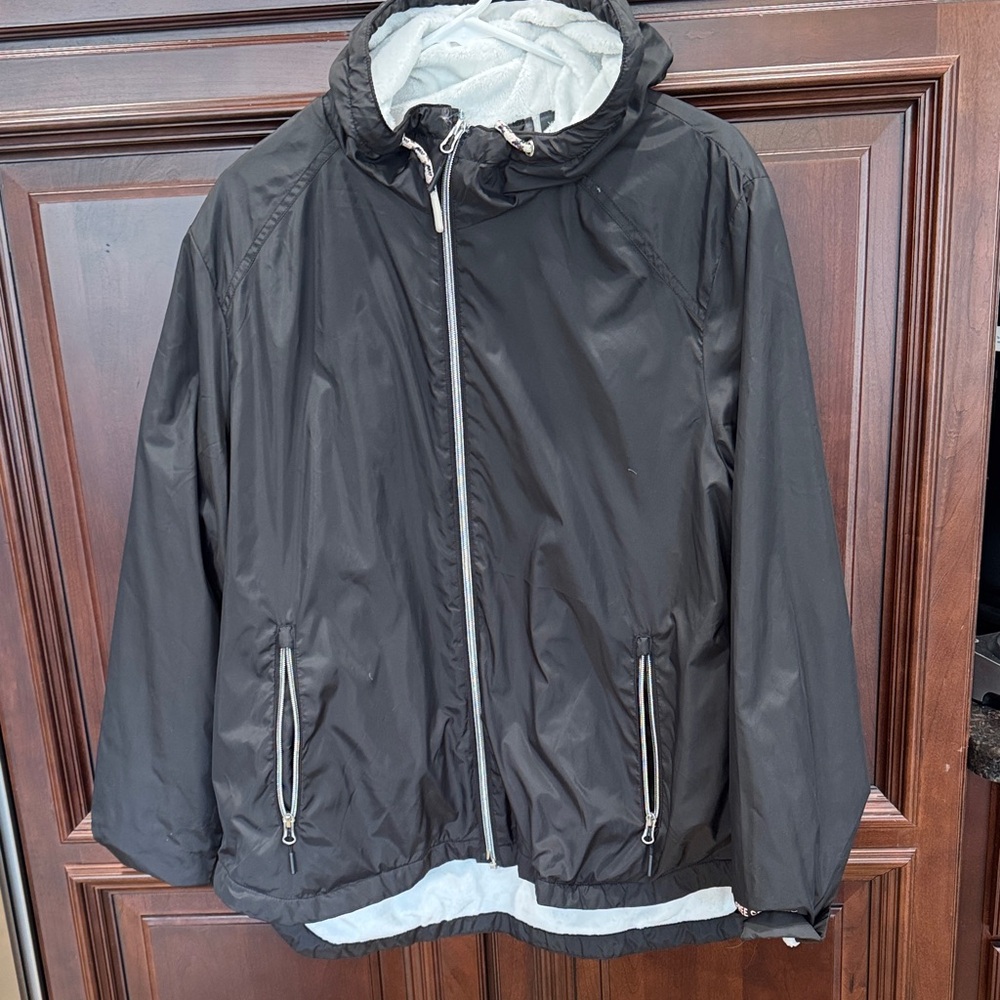 Black Hooded Woman’s Jacket